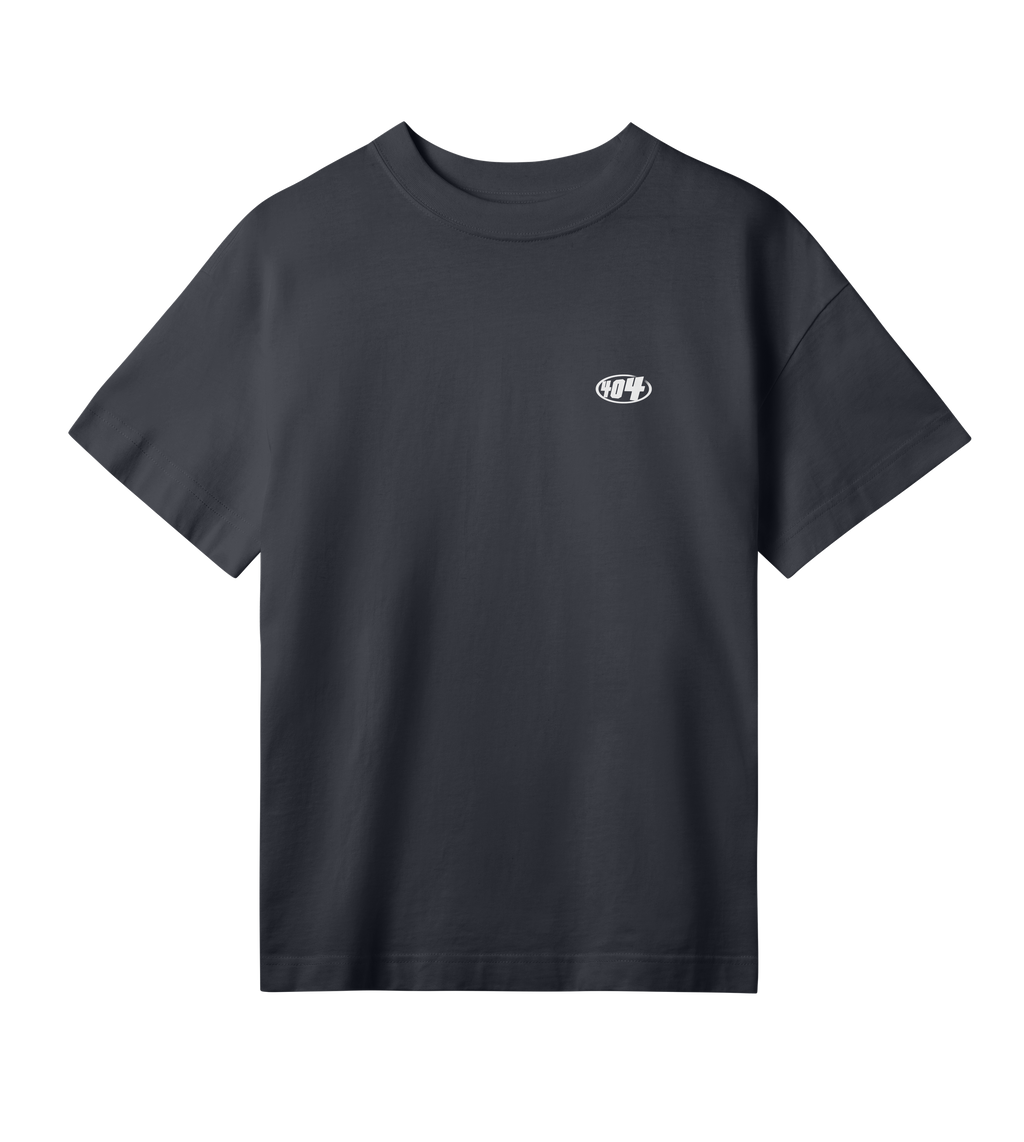 404 Heavy Tee - Off Black