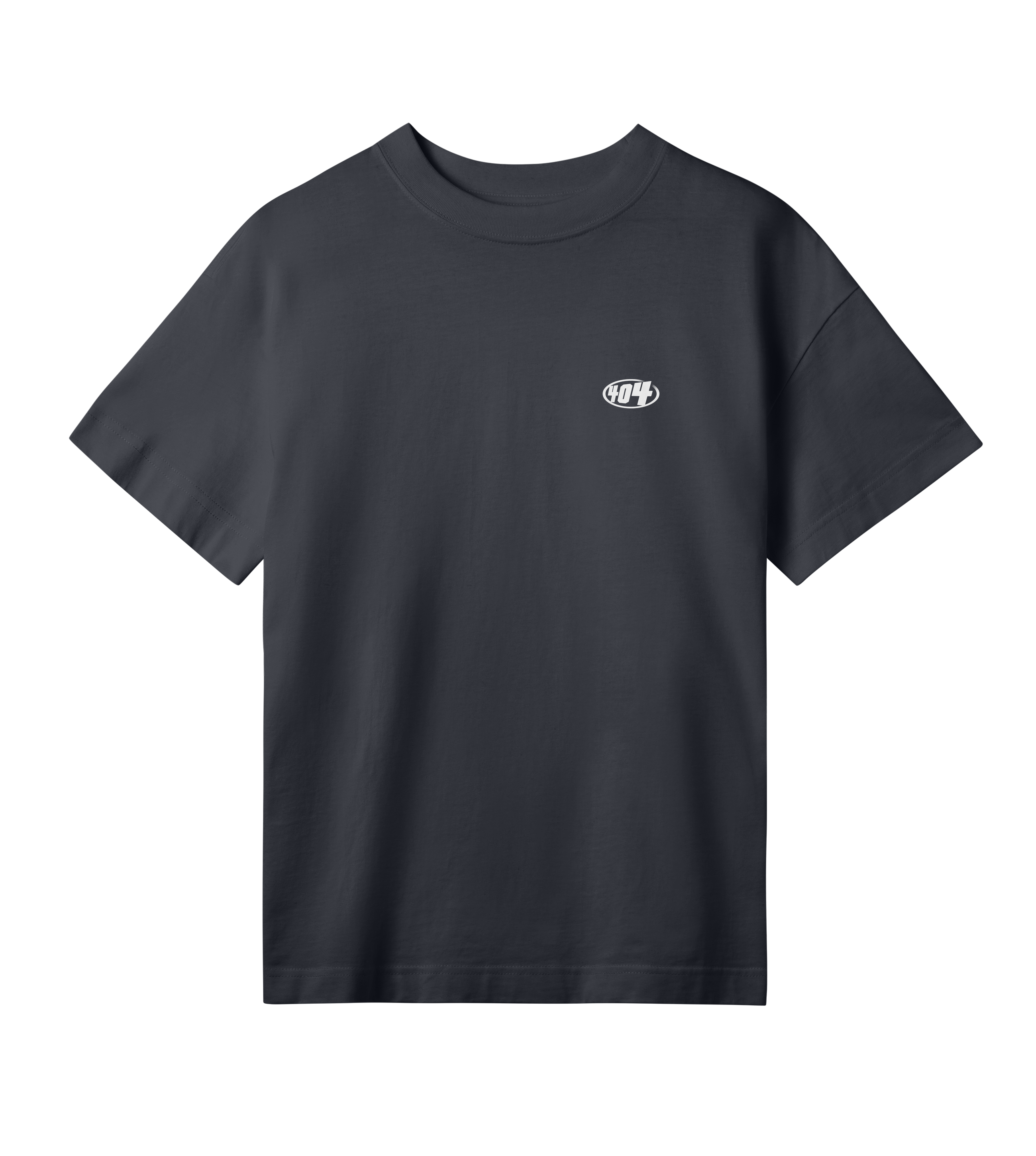 404 Heavy Tee - Off Black